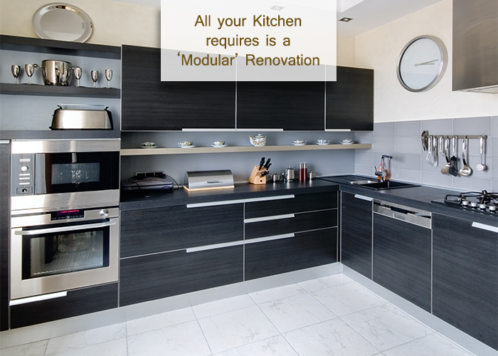 All your Kitchen requires is a ‘Modular’ Renovation